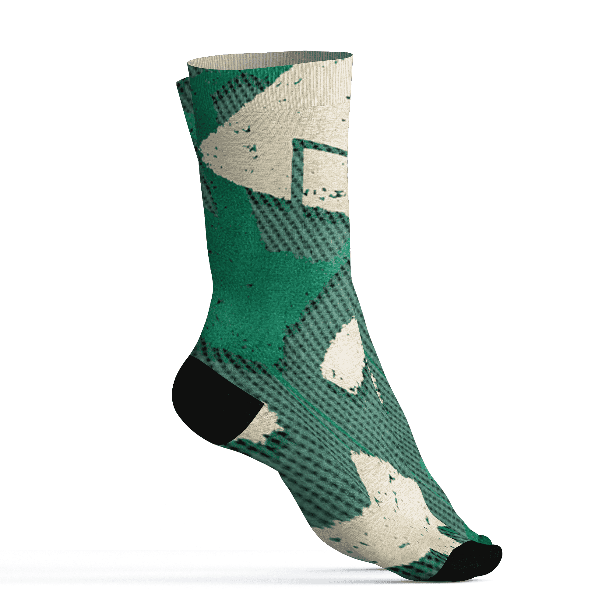 Nina CN Abney 3s Socks Match Built Different 3D All-Over Print Broken - NastyJamz