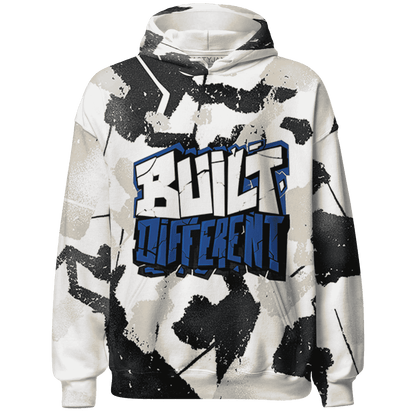 Quaiii 54 3s Hoodie Match Built Different 3D All-Over Print Broken - NastyJamz