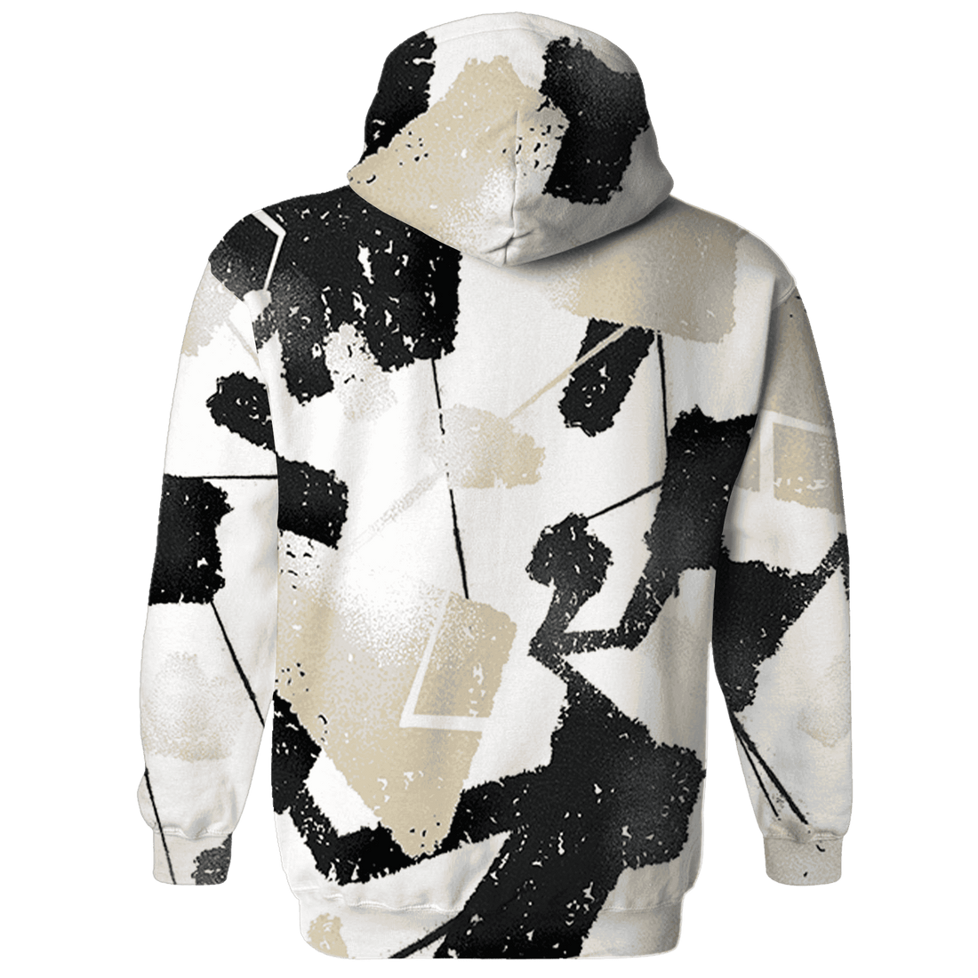 Quaiii 54 3s Hoodie Match Built Different 3D All-Over Print Broken - NastyJamz