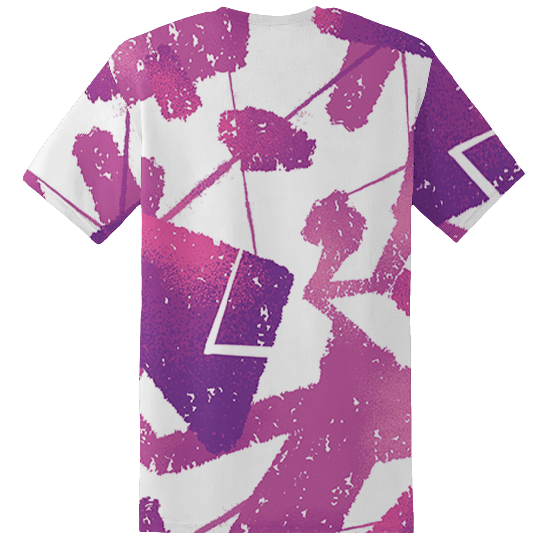 GS Hyper Violet 4s T Shirt Match Built Different 3D All-Over Print Broken - NastyJamz