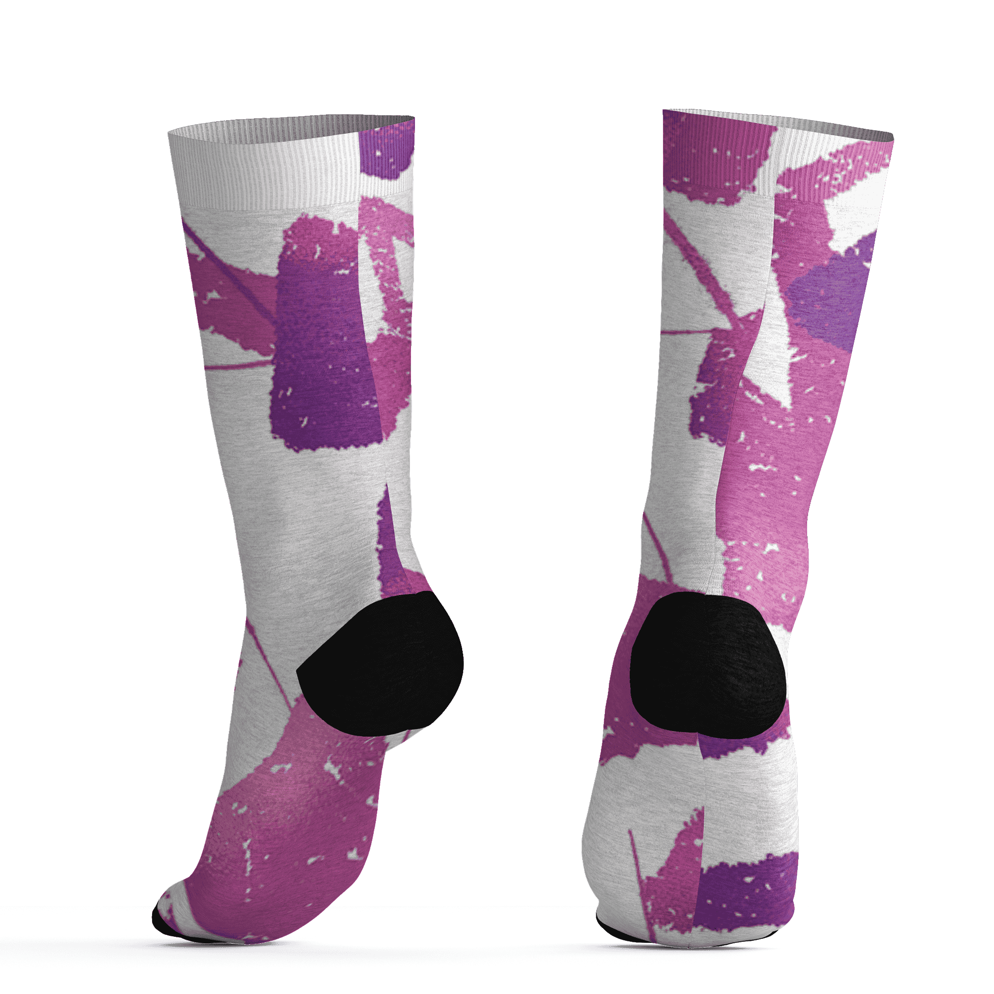 GS Hyper Violet 4s Socks Match Built Different 3D All-Over Print Broken - NastyJamz