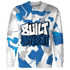Industrial Blue 4s Hoodie Match Built Different 3D All-Over Print - NastyJamz