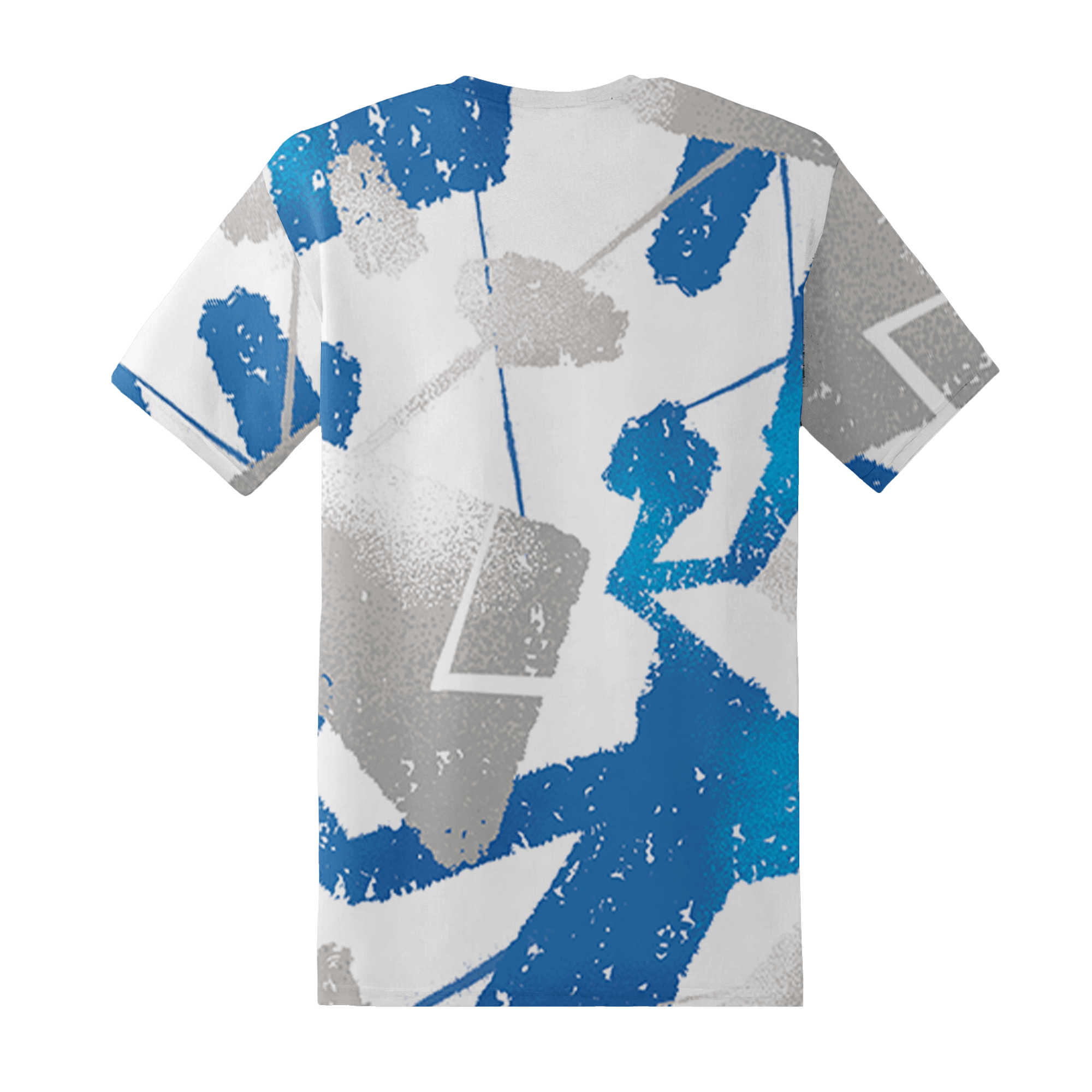 Industrial Blue 4s T Shirt Match Built Different 3D All-Over Print Broken - NastyJamz