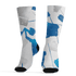 Industrial Blue 4s Socks Match Built Different 3D All-Over Print Broken - NastyJamz