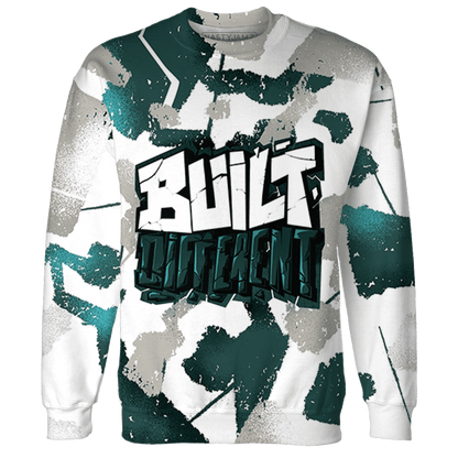 Oxidized Green 4s Hoodie Match Built Different 3D All-Over Print - NastyJamz