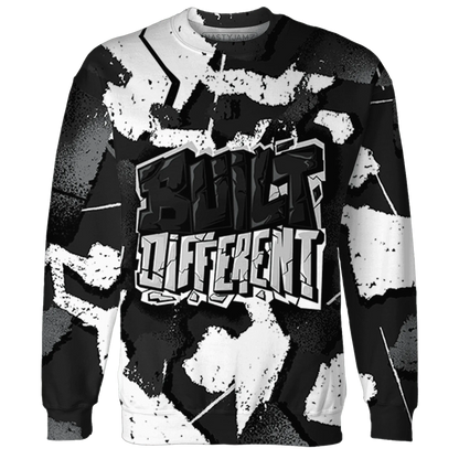 White-Thunder-4s-Sweatshirt-Match-Built-Different-3D-Broken