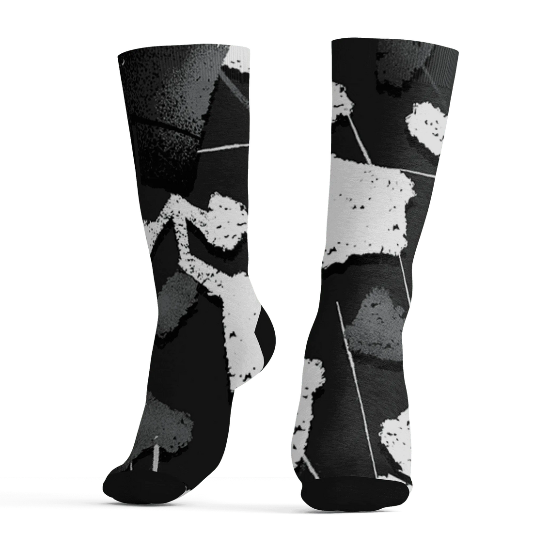 White-Thunder-4s-Socks-Match-Built-Different-3D-Broken