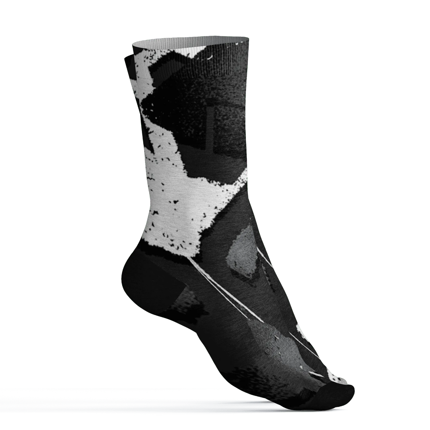 White-Thunder-4s-Socks-Match-Built-Different-3D-Broken