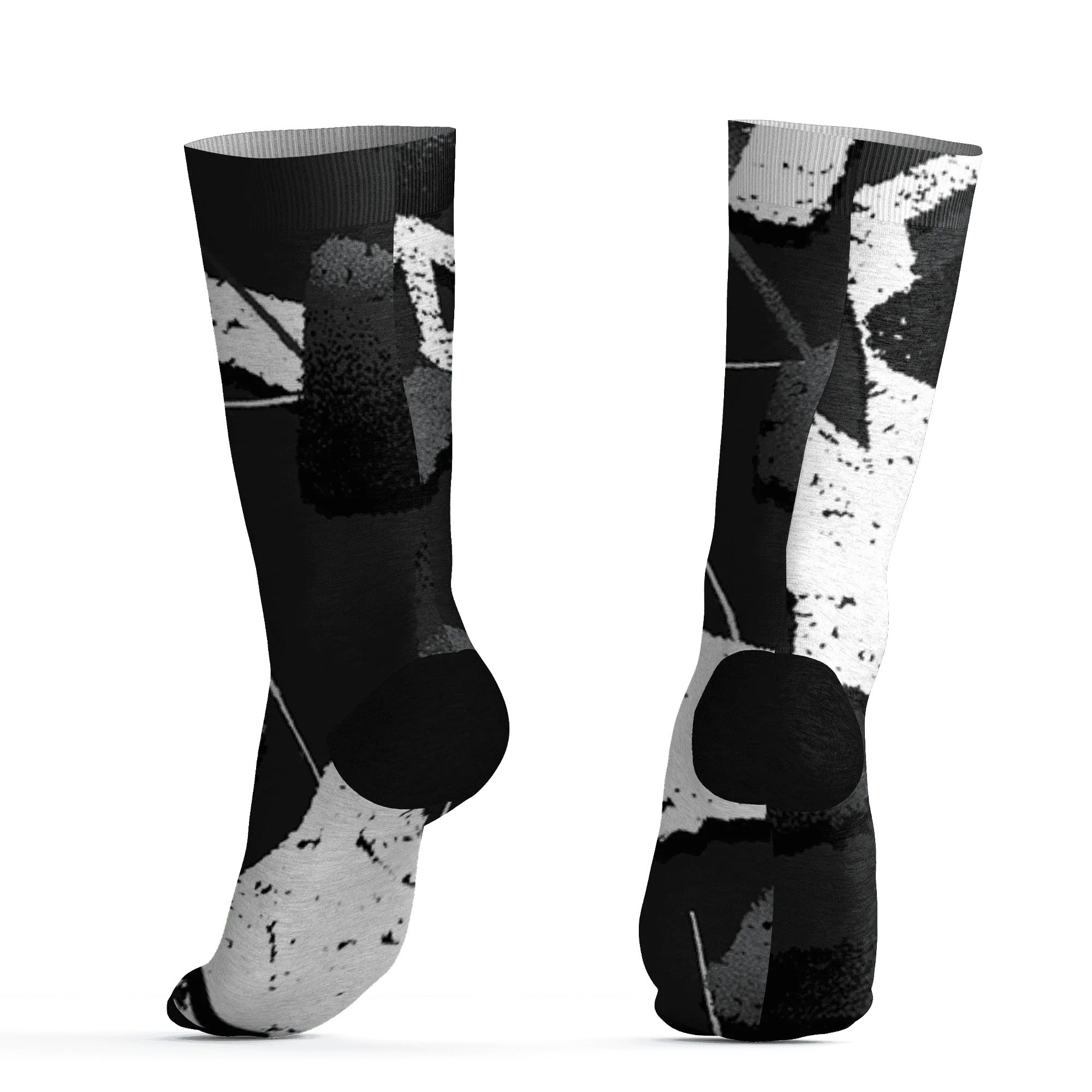 White-Thunder-4s-Socks-Match-Built-Different-3D-Broken