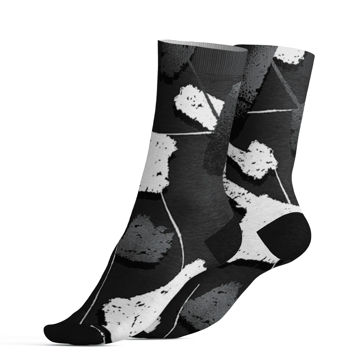White-Thunder-4s-Socks-Match-Built-Different-3D-Broken