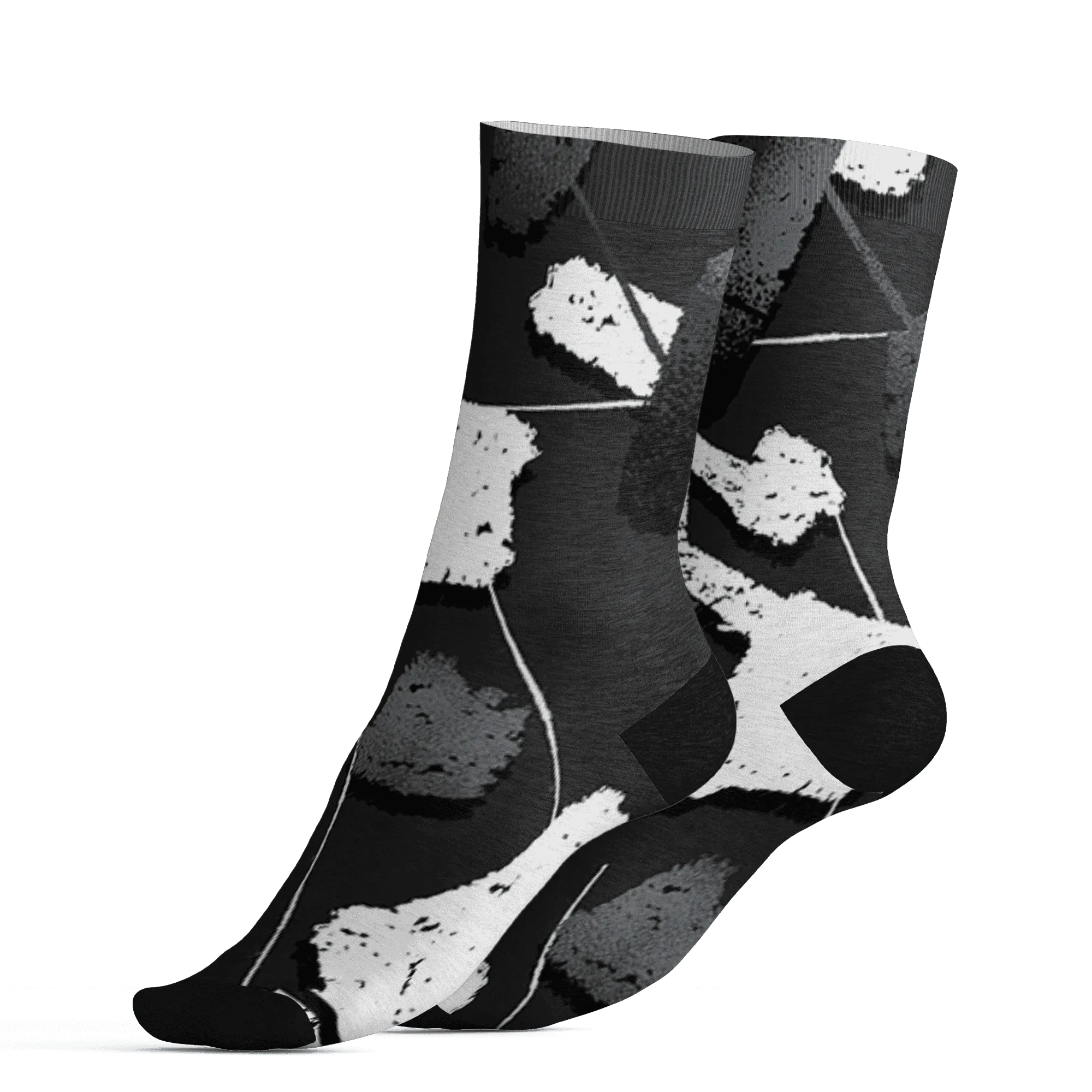 White-Thunder-4s-Socks-Match-Built-Different-3D-Broken