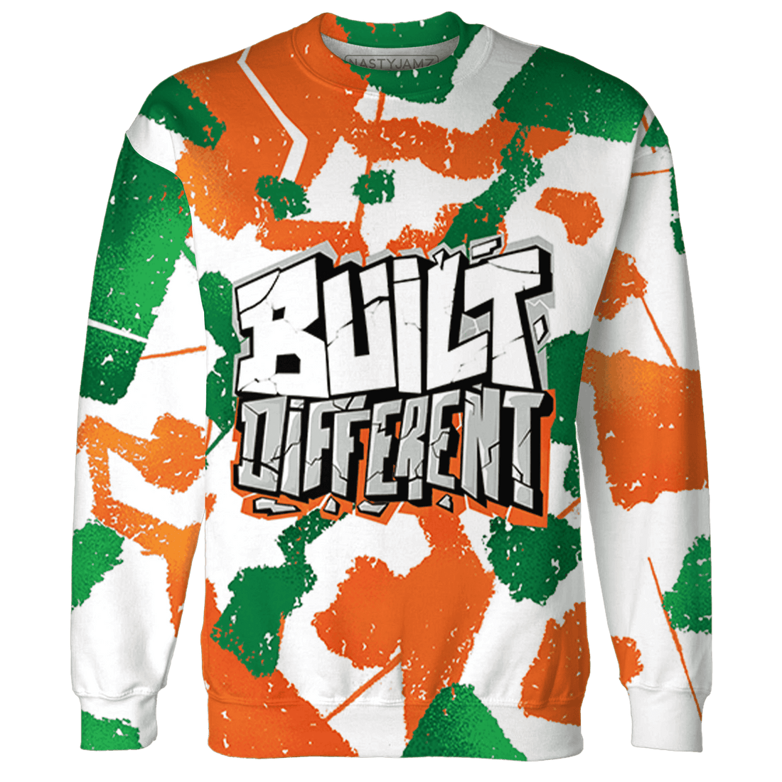 MAM Hurricanes 5s Sweatshirt Match Built Different 3D All-Over Print Broken - NastyJamz