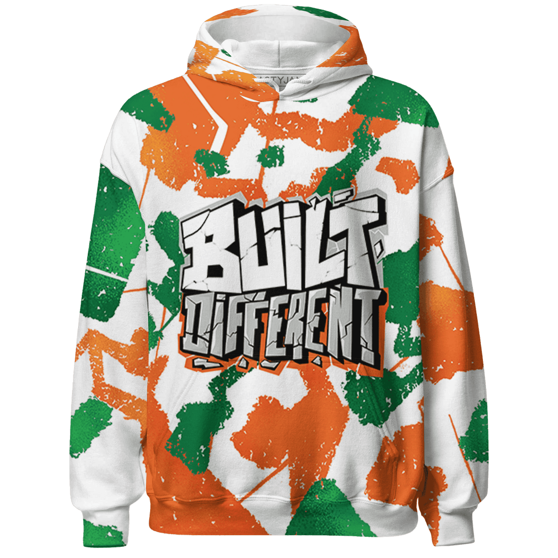 MAM Hurricanes 5s Hoodie Match Built Different 3D All-Over Print Broken - NastyJamz