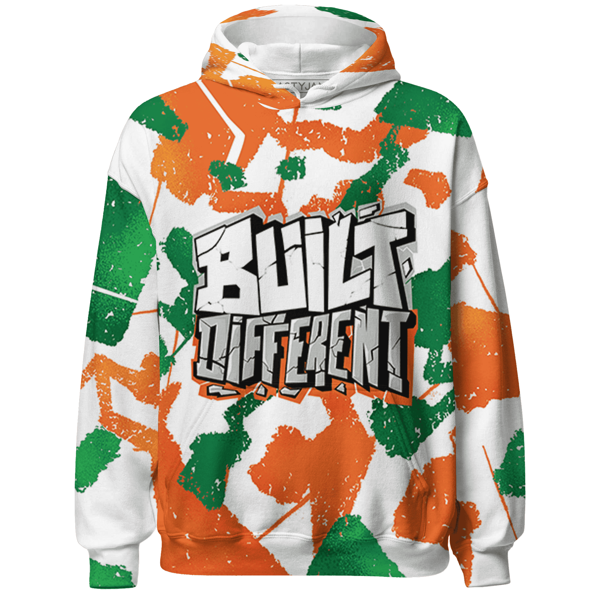 MAM Hurricanes 5s Hoodie Match Built Different 3D All-Over Print Broken - NastyJamz