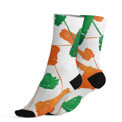 AJ 5 MAM Hurricanes Socks Match Built Different 3D All-Over Print Broken - NastyJamz