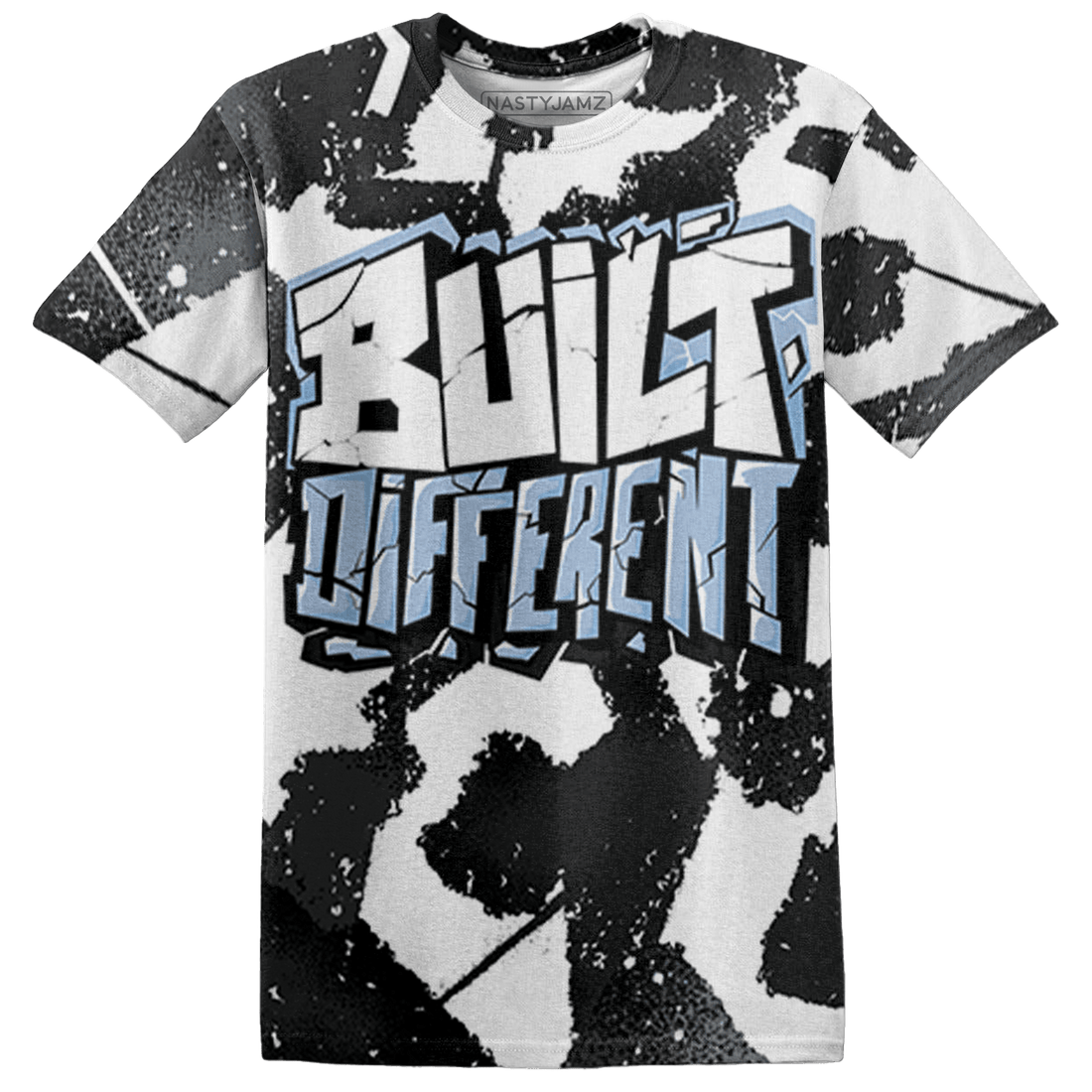 Reverse Oreo 6s T Shirt Match Built Different 3D All-Over Print Broken - NastyJamz