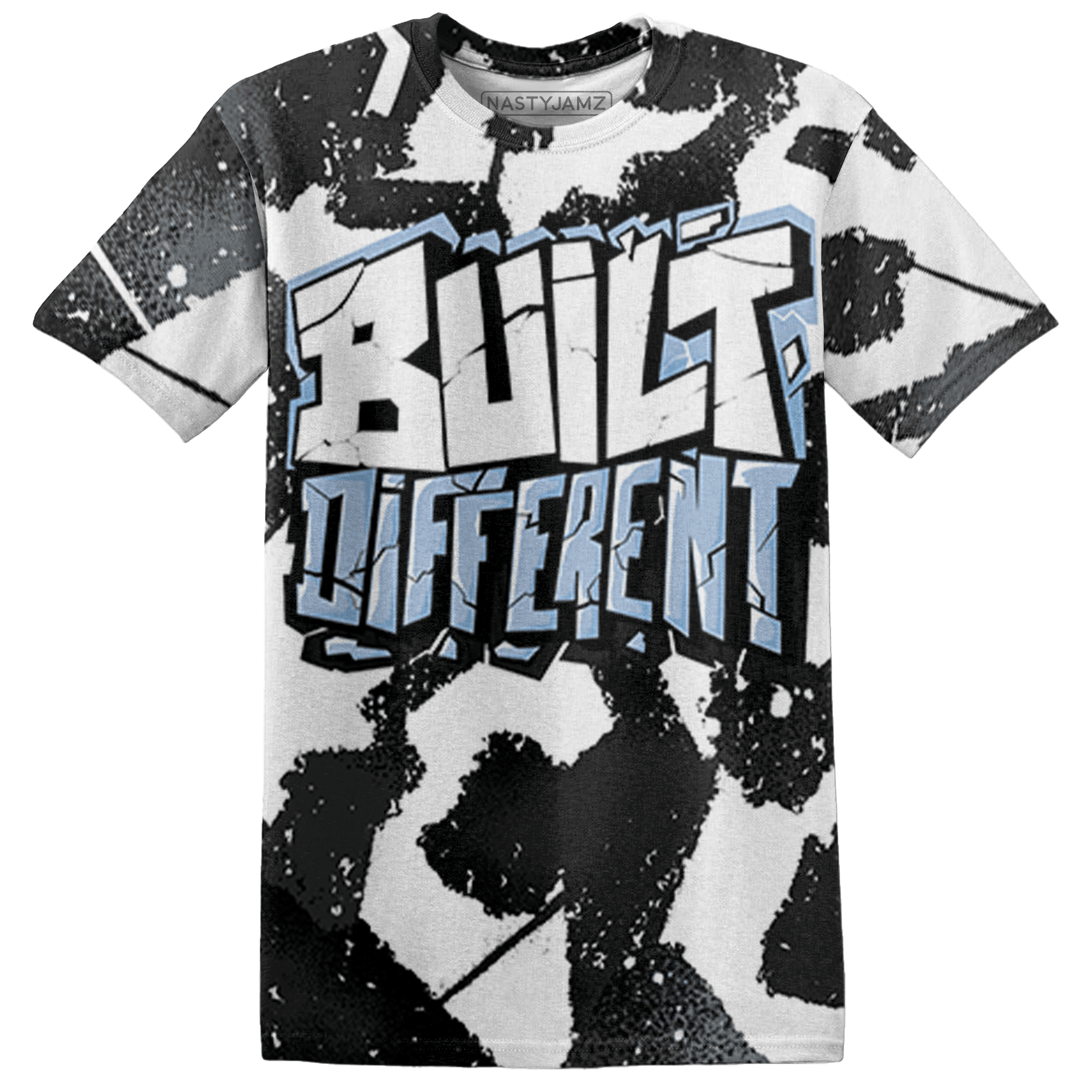 Reverse Oreo 6s T Shirt Match Built Different 3D All-Over Print Broken - NastyJamz