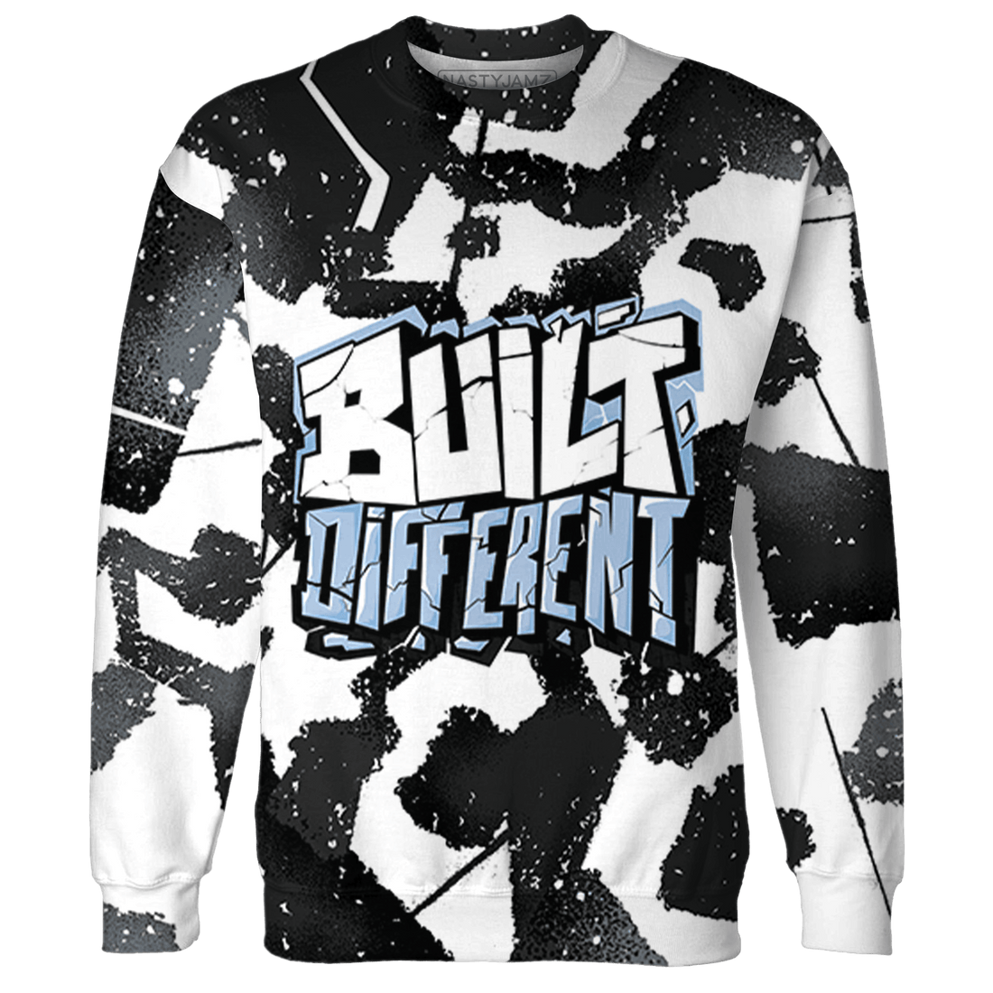 Reverse Oreo 6s Sweatshirt Match Built Different 3D All-Over Print Broken - NastyJamz