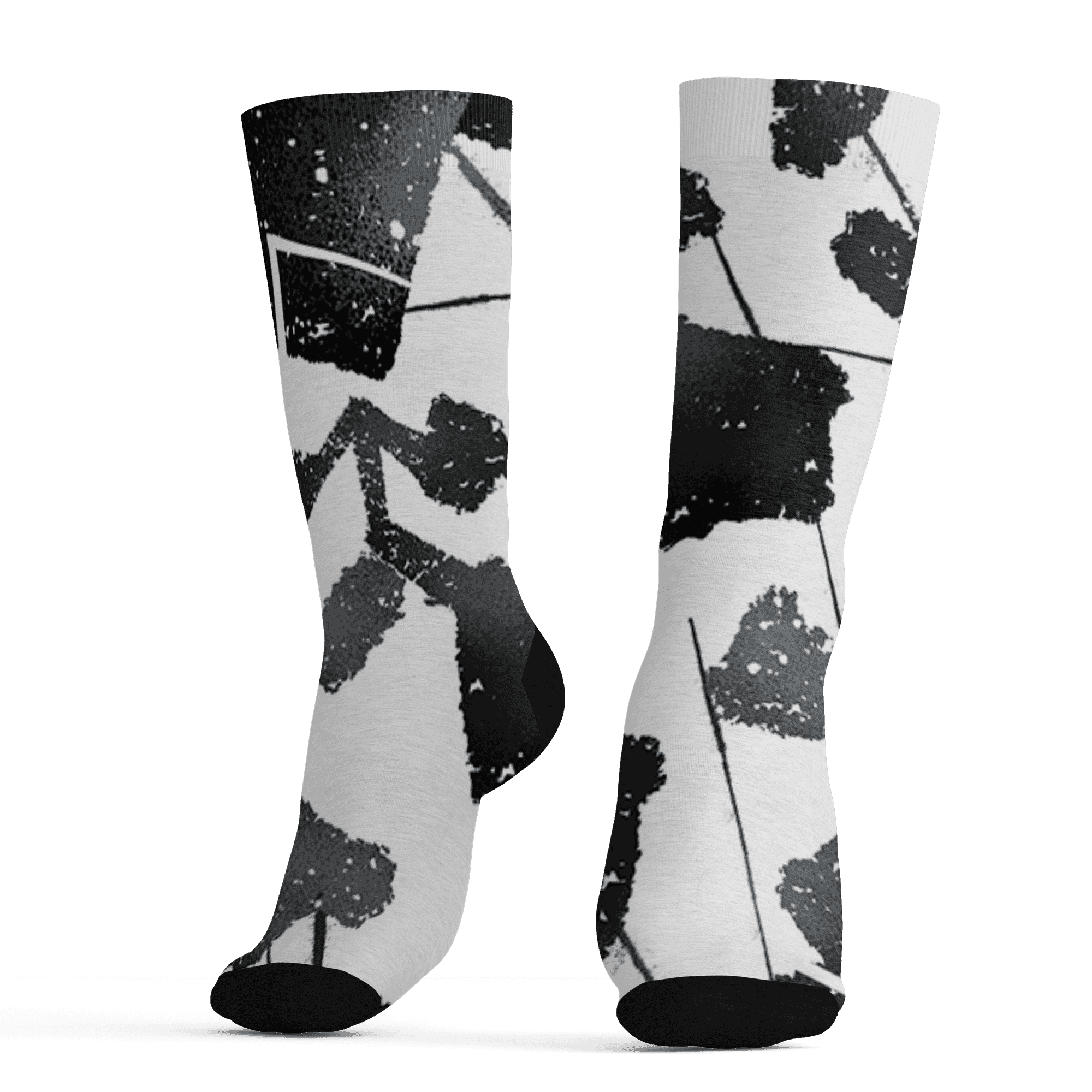 AJ 6 Reverse Oreo Socks Match Built Different 3D All-Over Print Broken - NastyJamz