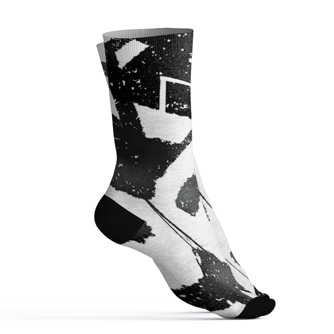 AJ 6 Reverse Oreo Socks Match Built Different 3D All-Over Print Broken - NastyJamz