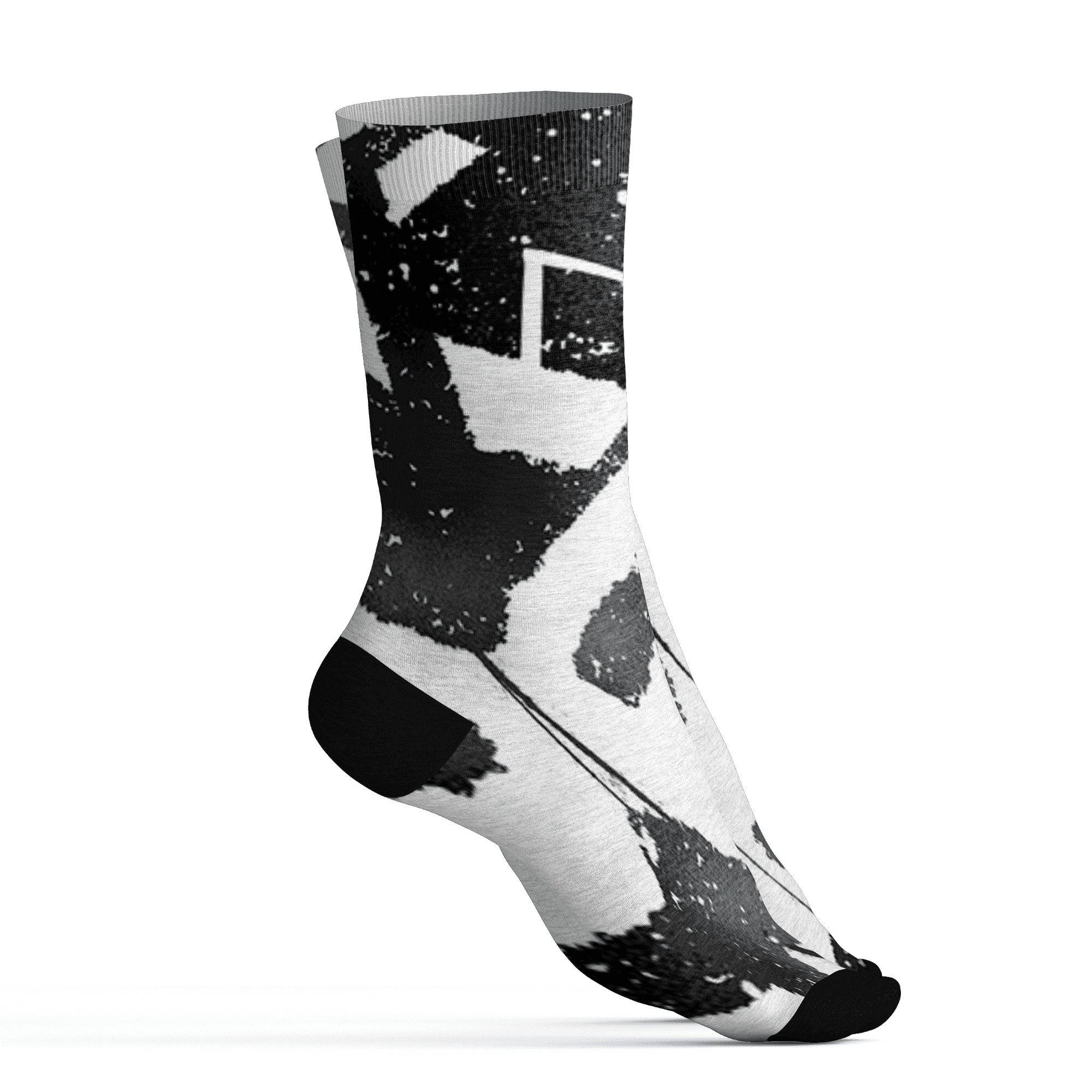 AJ 6 Reverse Oreo Socks Match Built Different 3D All-Over Print Broken - NastyJamz