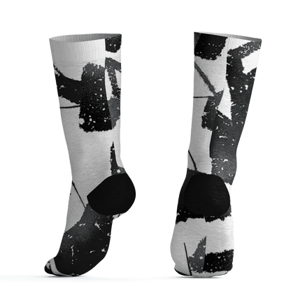 AJ 6 Reverse Oreo Socks Match Built Different 3D All-Over Print Broken - NastyJamz