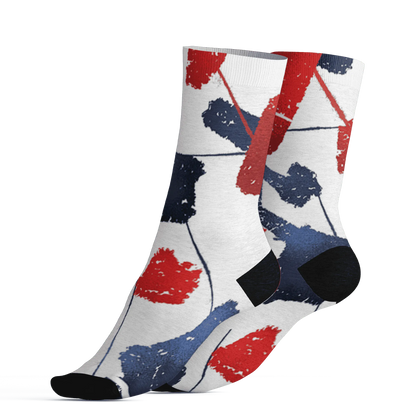 White-Navy-6s-Socks-Match-Built-Different-3D-Broken