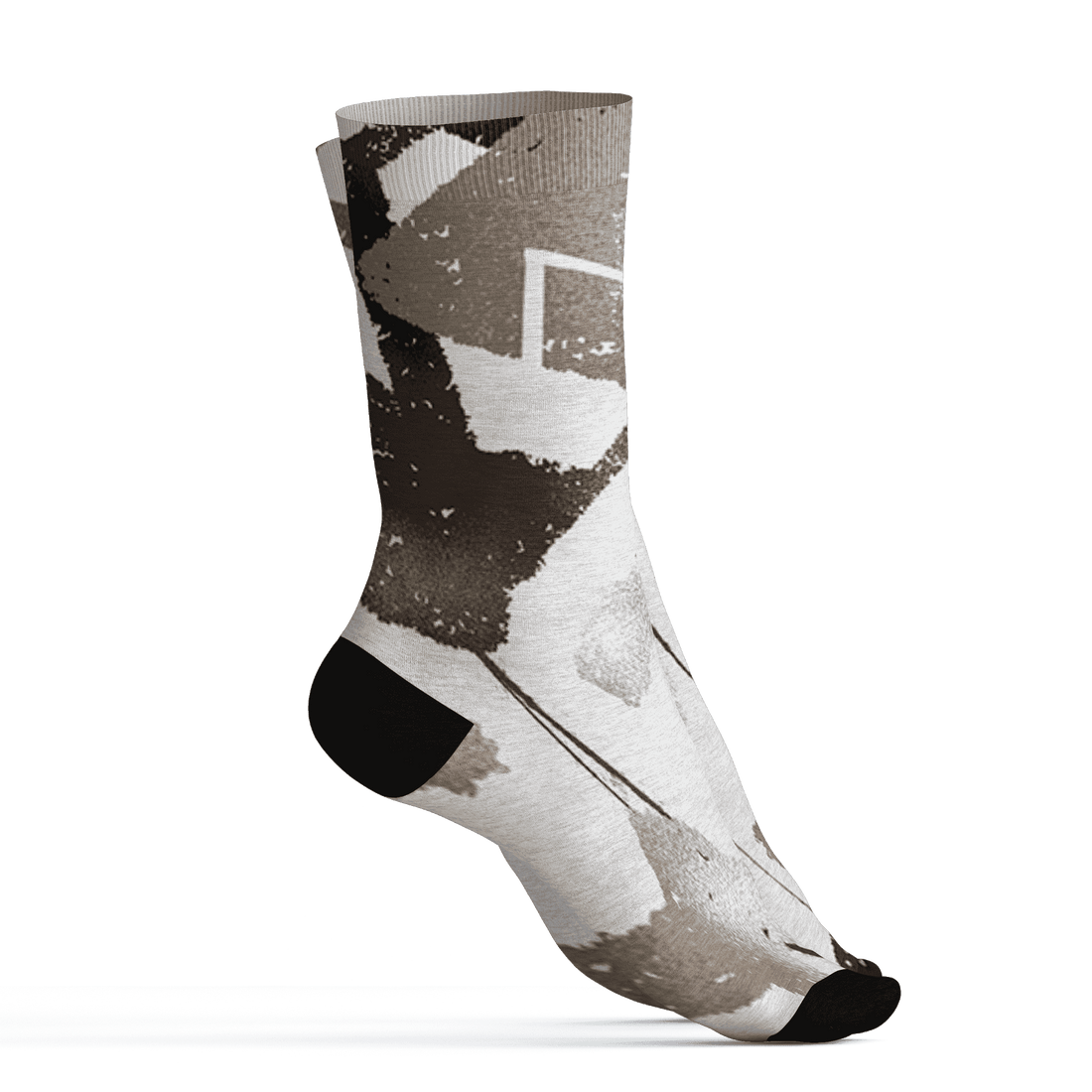 Dunk Low Baroque Brown Socks Match Built Different 3D All-Over Print Broken - NastyJamz