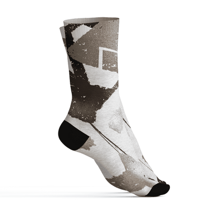 Dunk Low Baroque Brown Socks Match Built Different 3D All-Over Print Broken - NastyJamz