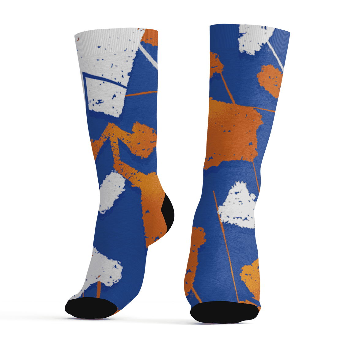 Dunk Low Knicks Socks Match Built Different 3D All-Over Print Broken - NastyJamz