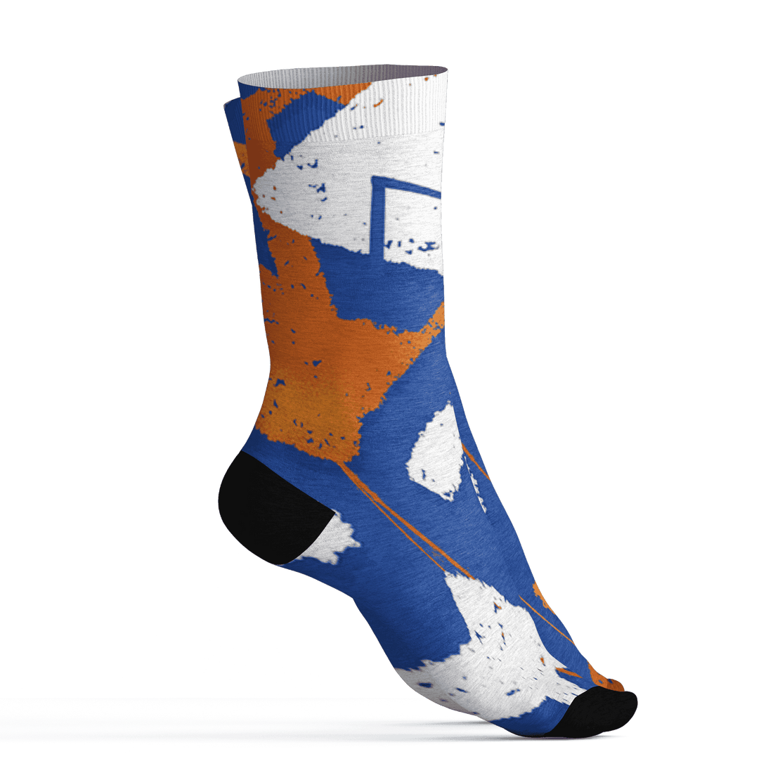 Dunk Low Knicks Socks Match Built Different 3D All-Over Print Broken - NastyJamz