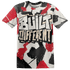 Jumman Jack University Red T Shirt Match Built Different 3D All-Over Print Broken - NastyJamz
