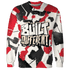 Jumman Jack University Red Sweatshirt Match Built Different 3D All-Over Print Broken - NastyJamz