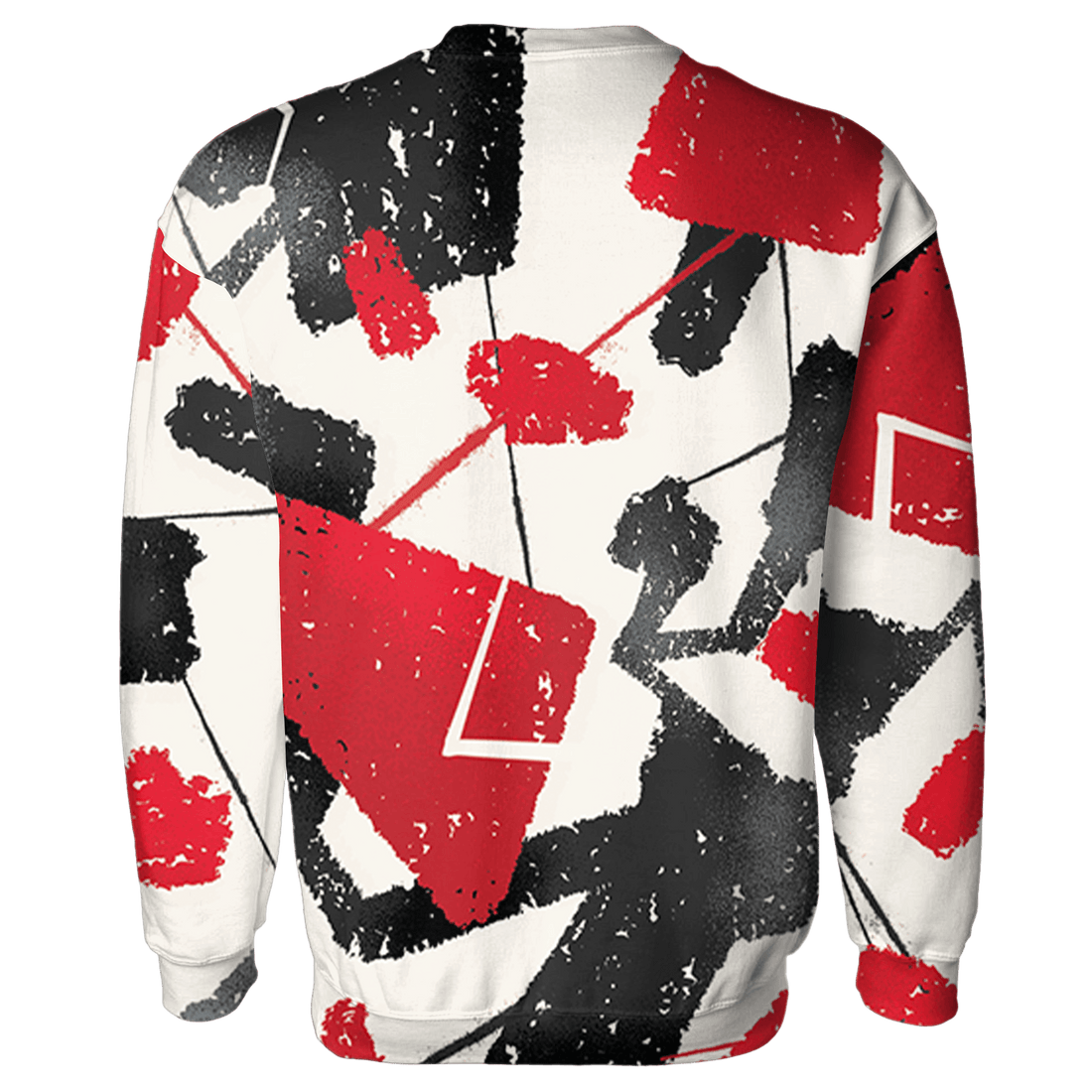 Jumman Jack University Red Sweatshirt Match Built Different 3D All-Over Print Broken - NastyJamz
