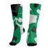 Lucky Green 5s Socks Match Built Different 3D All-Over Print Broken - NastyJamz