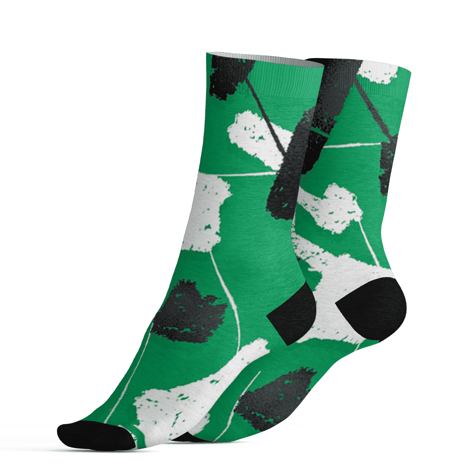 Lucky Green 5s Socks Match Built Different 3D All-Over Print Broken - NastyJamz