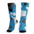 Powder Blue 9s Socks Match Built Different 3D All-Over Print Broken - NastyJamz
