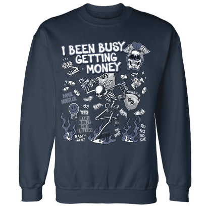 Low-Diffused-Blue-11s-NastyJamz-Sweatshirt-Match-Busy-Getting-Money-Skull