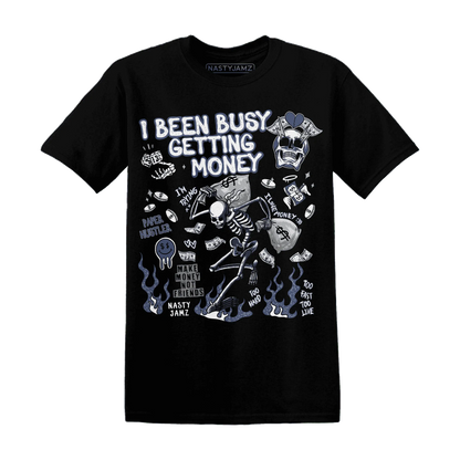Low-Diffused-Blue-11s-NastyJamz-T-Shirt-Match-Busy-Getting-Money-Skull