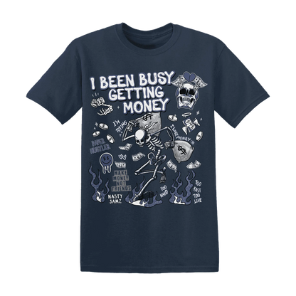Low-Diffused-Blue-11s-NastyJamz-T-Shirt-Match-Busy-Getting-Money-Skull
