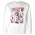 Black-Toe-Reimagined-Red-White-1s-Sweatshirt-Match-Busy-Getting-Money-Skull