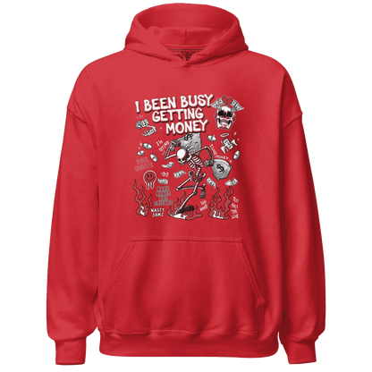 Black-Toe-Reimagined-Red-White-1s-Hoodie-Match-Busy-Getting-Money-Skull