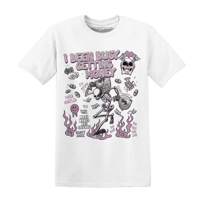 Orchid-Neutral-Grey-Black-White-4s-NastyJamz-T-Shirt-Match-Busy-Getting-Money-Skull