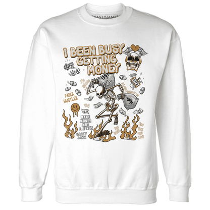 Dunk-Low-Retro-Wheat-Orange-NastyJamz-Sweatshirt-Match-Busy-Getting-Money-Skull