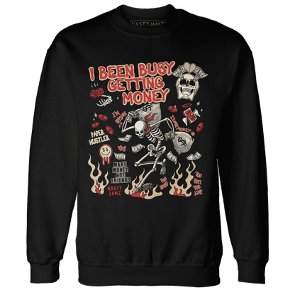 Dunk-Strawberry-Waffle-NastyJamz-Sweatshirt-Match-Busy-Getting-Money-Skull