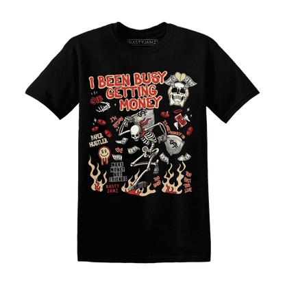 Dunk-Strawberry-Waffle-NastyJamz-T-Shirt-Match-Busy-Getting-Money-Skull
