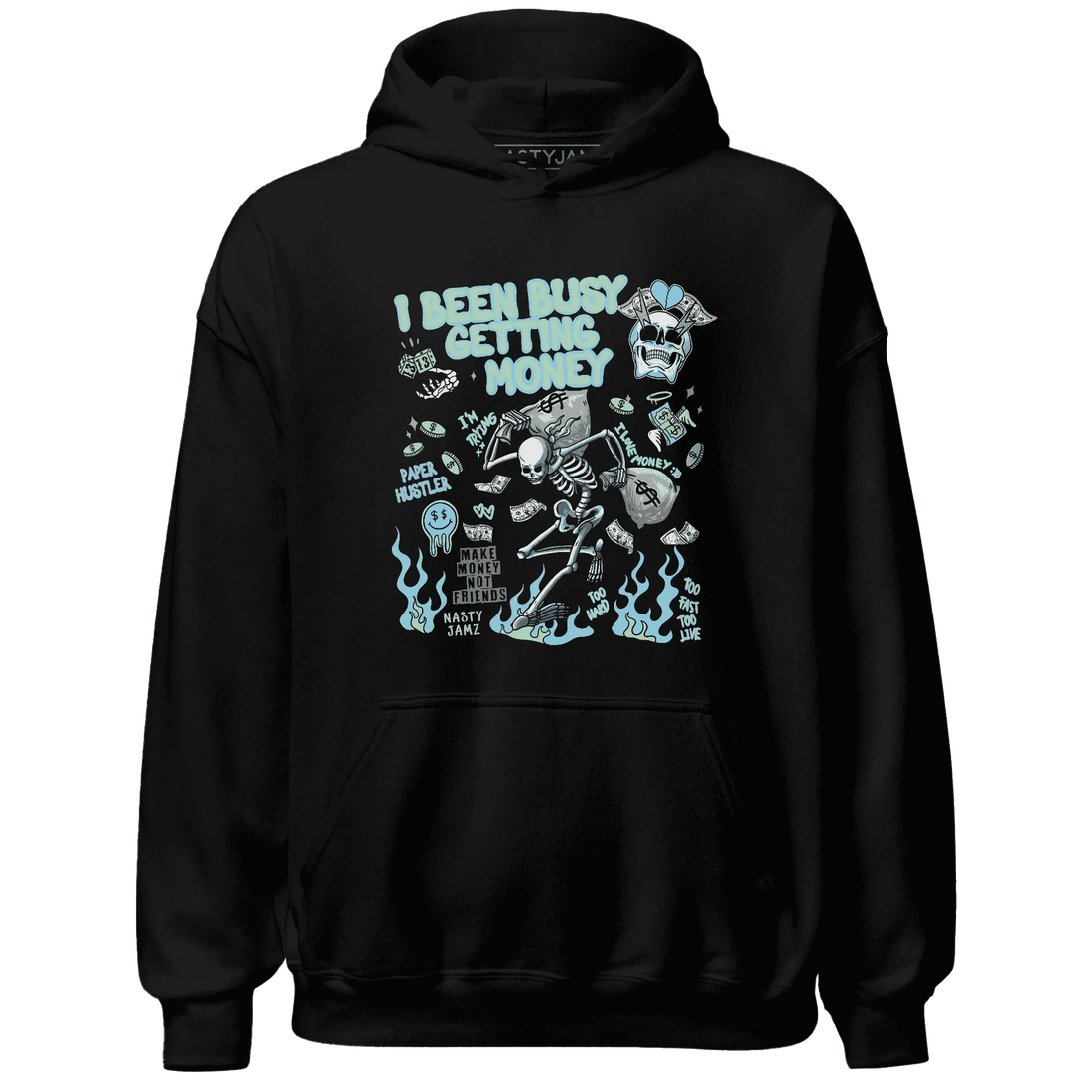 Dunk-Verdy-Visty-Blue-Gaze-Light-Arctic-Hoodie-Match-Busy-Getting-Money-Skull