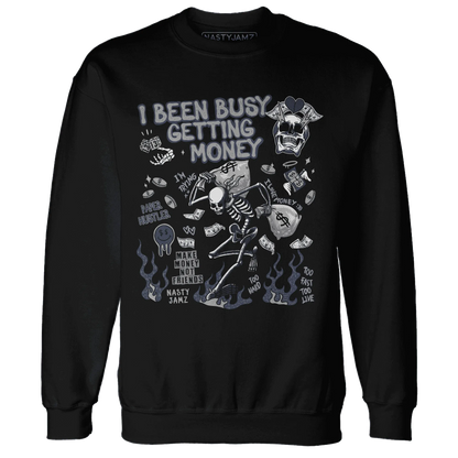 VaporMax-Plus-Midnight-Navy-White-Metallic-Silver-Sweatshirt-Match-Busy-Getting-Money-Skull