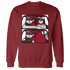 Retro Red Taxi 12s Sweatshirt Match Bye Her - NastyJamz