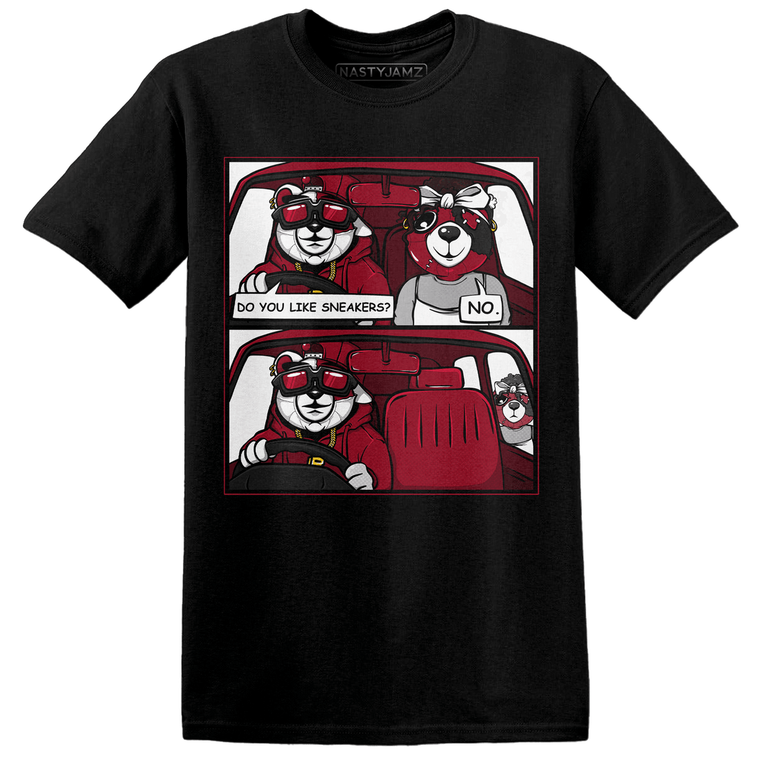 Retro Red Taxi 12s T Shirt Match Bye Her - NastyJamz